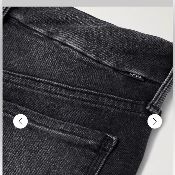 MOTHER HIGH WAISTED LOOKER ANKLE FRAY IN NIGHT HAWK FADED ACID WASHED LOOK - Picture 10 of 16